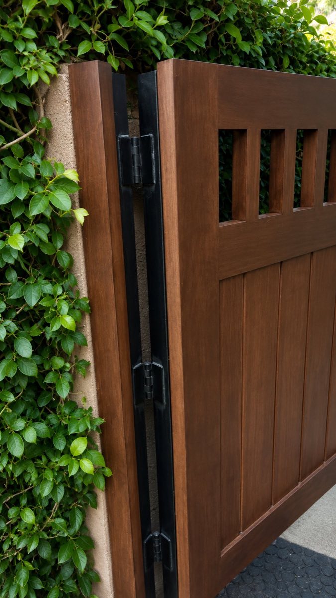 Custom gate stain refresh