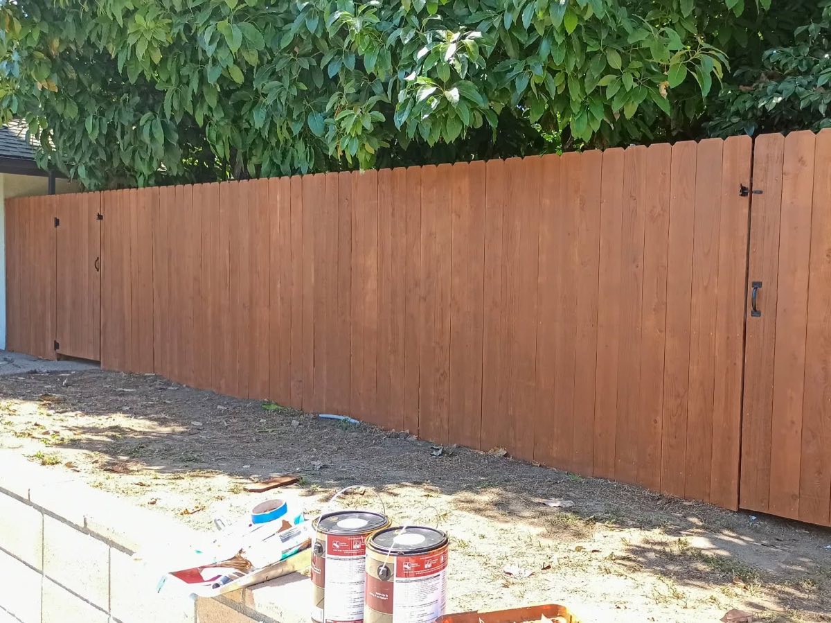 Fence after seasonal refresh